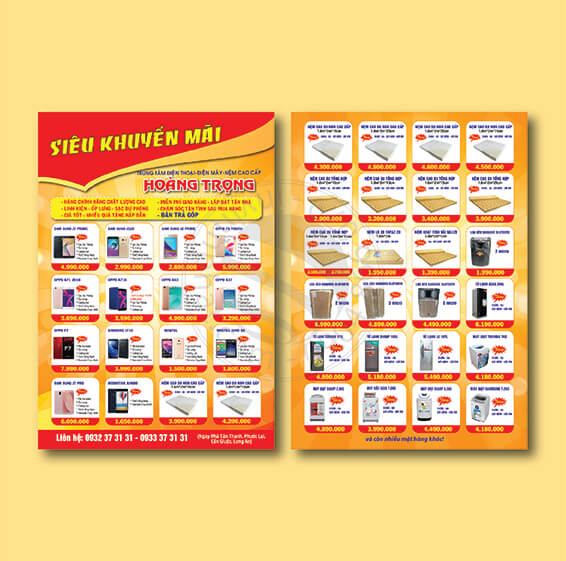 In tờ rơi thủ đức