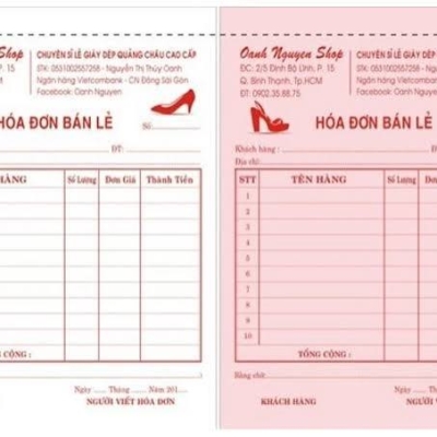  	In hóa đơn bán lẻ