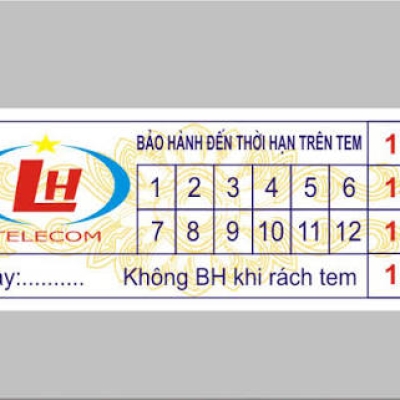  	In tem bảo hành giá rẻ in nhanh