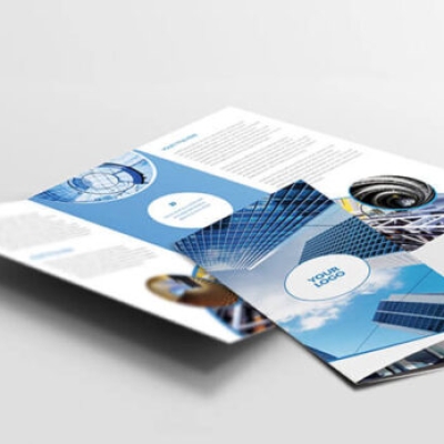  	In Brochure A4 – Số lượng 1000 tờ A4 cấn 2 đường