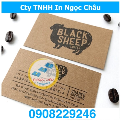 	In Card visit – Name card – Danh thiếp giấy kraft giá rẻ