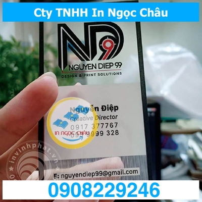  	In card nhựa giá rẻ TpHCM