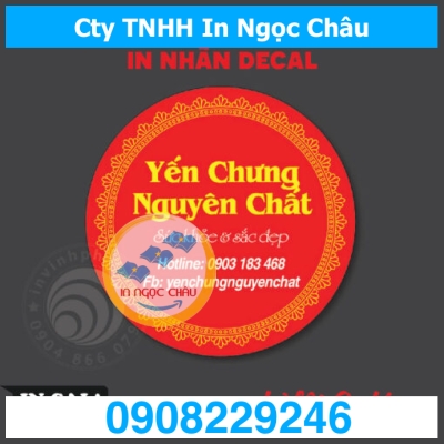  	In tem nhãn giá rẻ