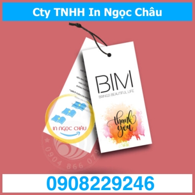  	Thiết kế mác treo giá rẻ