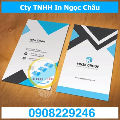  	In name card nhanh đẹp giá rẻ HCM