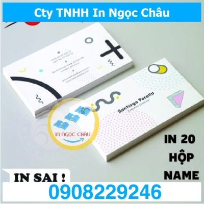  	In Name Card combo 20 hộp