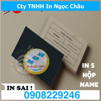  	In Name Card combo 5 hộp