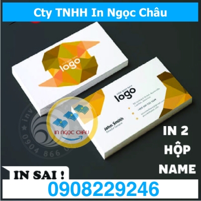  	In Name Card combo 2 hộp