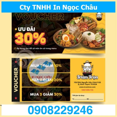  	Giá in Voucher rẻ nhất TpHCM