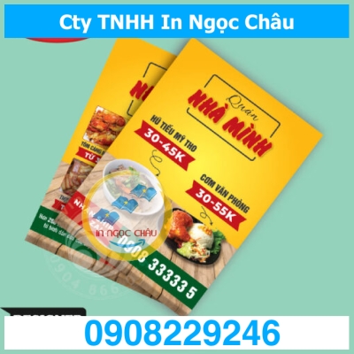  	Thiết kế tờ rơi màu giá rẻ TpHCM