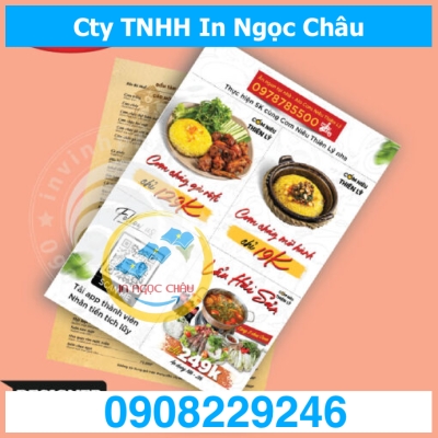  	Thiết kế leaflet giá rẻ