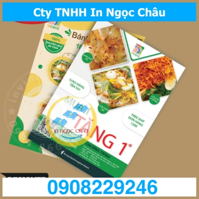  	Thiết kế tờ rơi giá rẻ