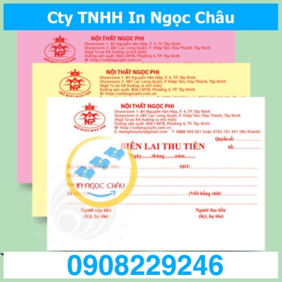  	Công ty in biên lai 3 liên