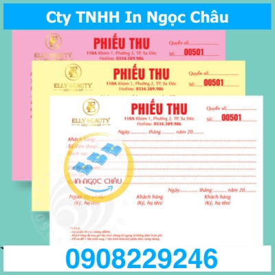  	In Phiếu Thu các loại