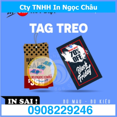  	Giá rẻ hơn 20% khi In Tag, Mác, Thẻ treo, Price tag