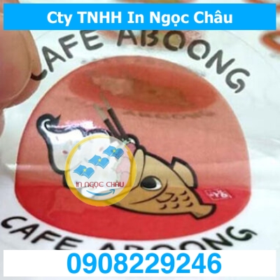  	In decal nhựa trong giá rẻ