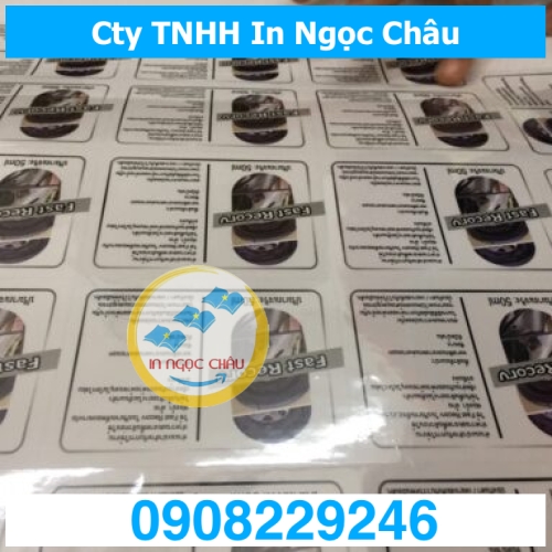  	In decal nhựa trong giá rẻ