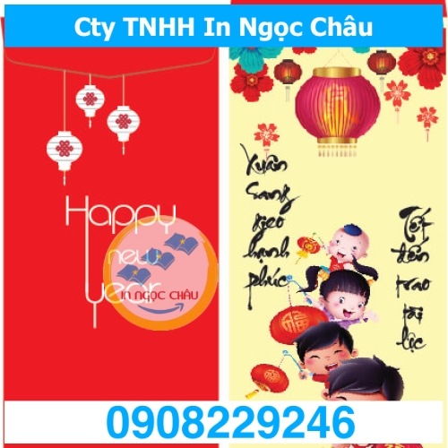  	IN BAO LÌ XÌ TẾT 2025