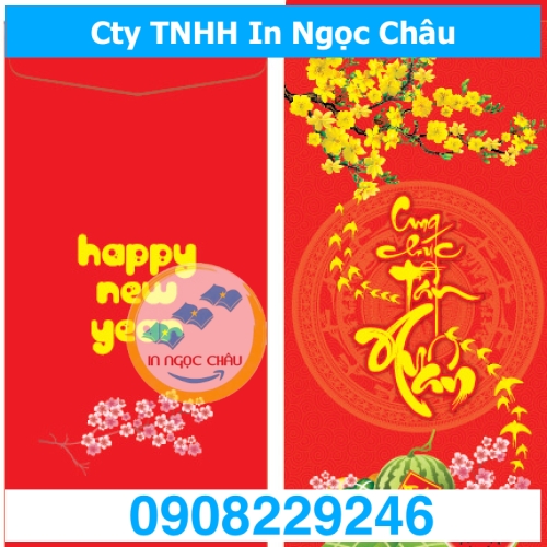  	IN BAO LÌ XÌ TẾT 2025