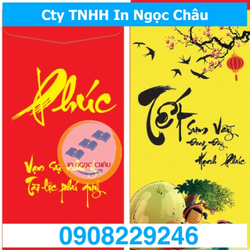  	IN BAO LÌ XÌ TẾT 2025