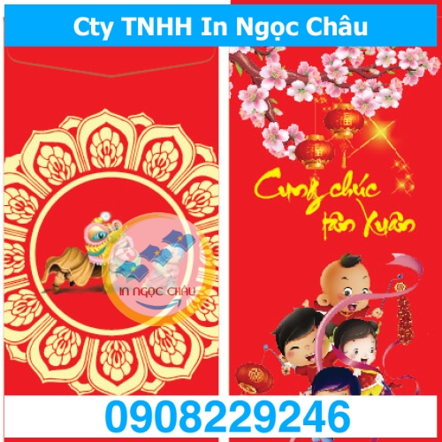  	IN BAO LÌ XÌ TẾT 2025