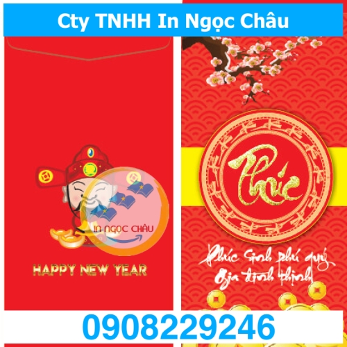  	IN BAO LÌ XÌ TẾT 2025
