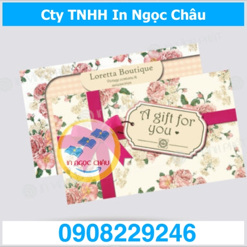  	In Card Visit combo 5 hộp