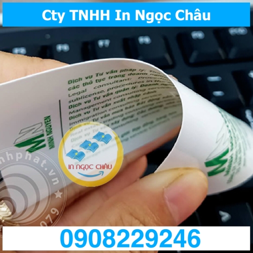  	In card visit bằng nhựa giá rẻ TpHCM