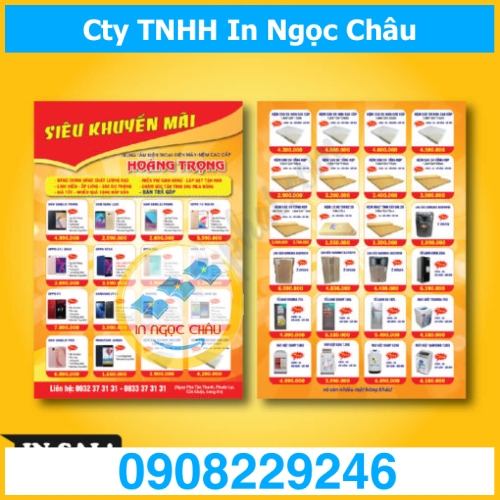  	In Leaflet giá rẻ