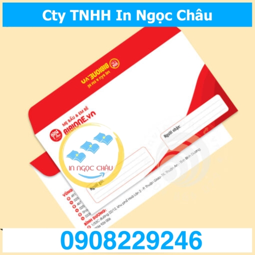  	Công ty in bao thư A6 chuyên nghiệp giá rẻ TpHCM