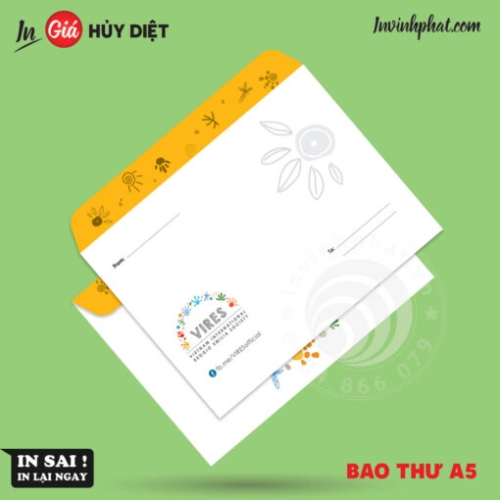  	In bao thư số lượng ít