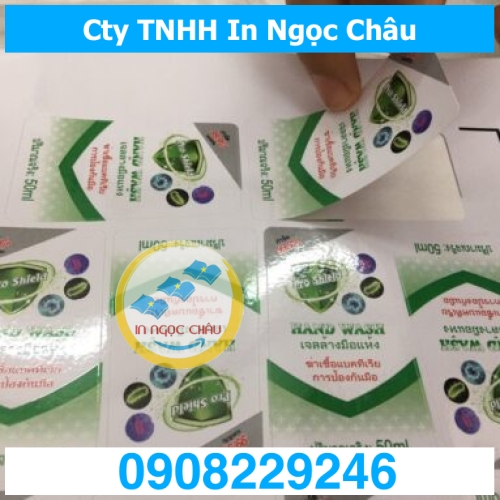  	In decal nhựa sữa