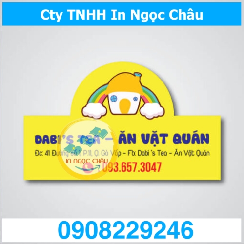  	In tem nhãn decal dán sản phẩm