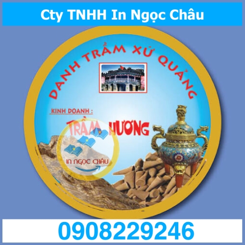  	In tem nhãn decal dán sản phẩm