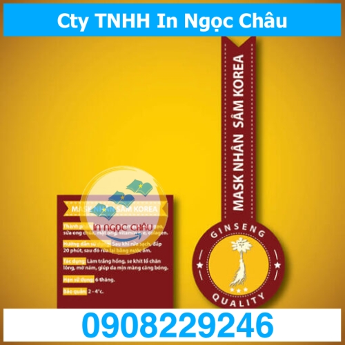  	In tem nhãn decal dán sản phẩm