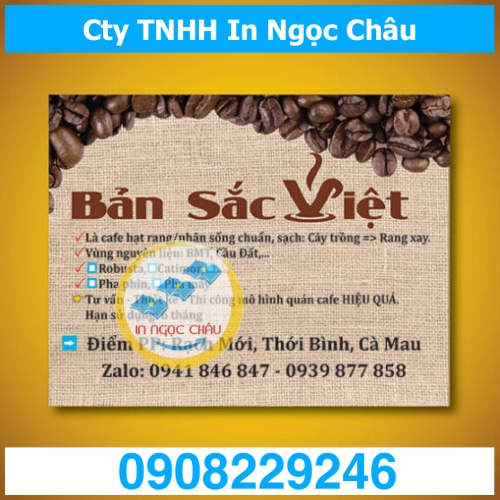  	In tem nhãn decal dán sản phẩm