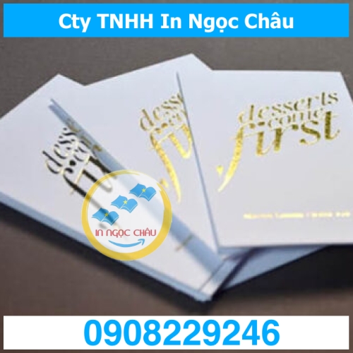  	Chổ in danh thiếp lấy liền giá rẻ TpHCM