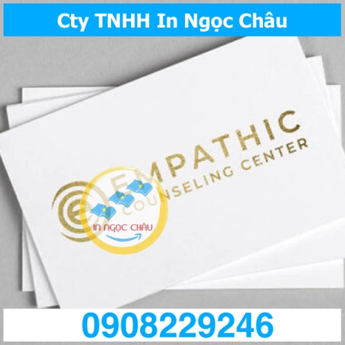  	Chổ in danh thiếp lấy liền giá rẻ TpHCM