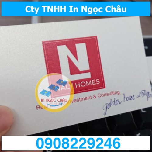  	In name card giấy mỹ thuật giá rẻ