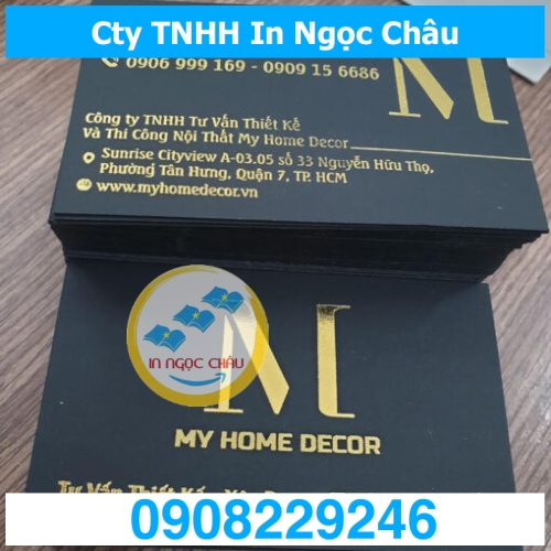  	In card visit giấy mỹ thuật đẹp giá rẻ TpHCM