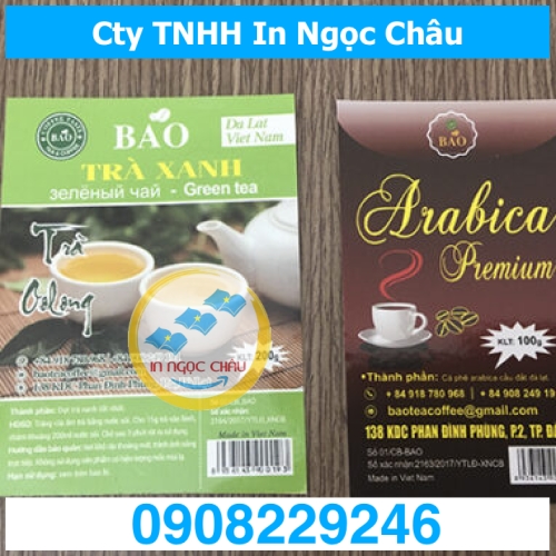  	In Nhãn Decal Giấy