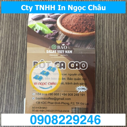  	In Nhãn Decal Giấy