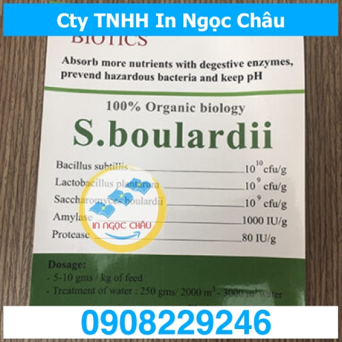  	In Nhãn Decal Giấy