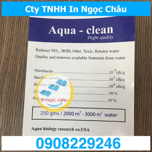  	In Nhãn Decal Giấy