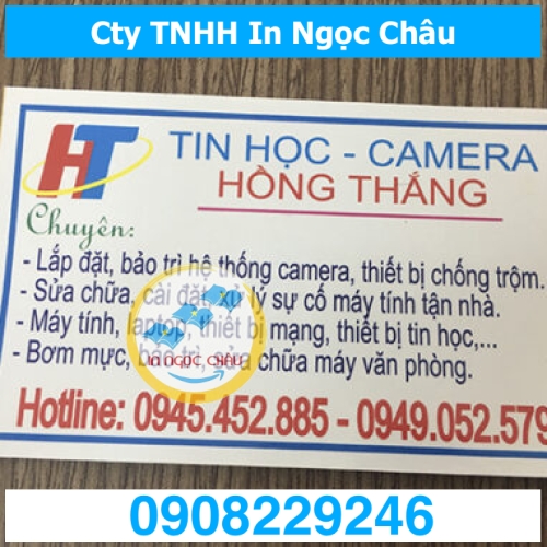  	In Nhãn Decal Giấy