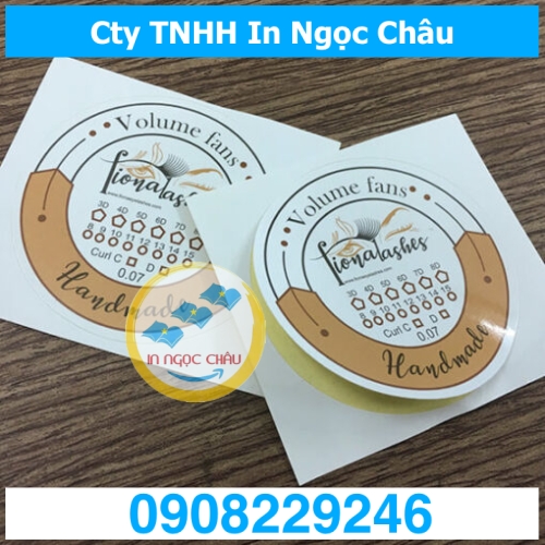  	In decal nhựa sữa