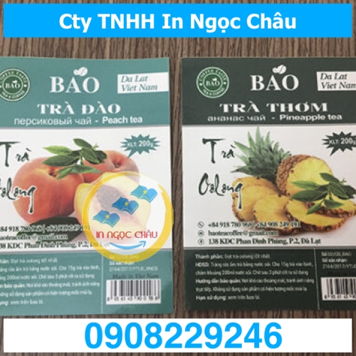  	In Nhãn Decal Giấy