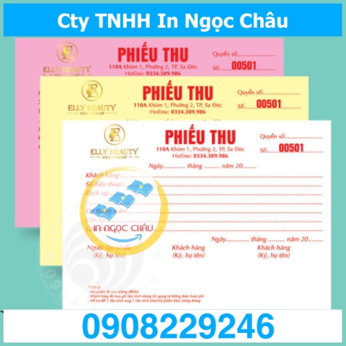  	In Phiếu Thu các loại