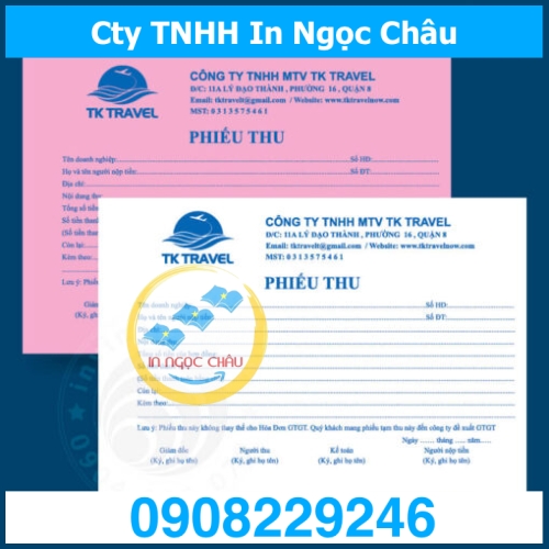  	In Phiếu Thu các loại