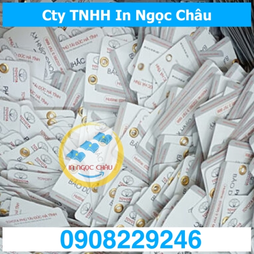  	Giá rẻ hơn 20% khi In Tag Quần Áo HCM, Mác, Thẻ treo, Price tag